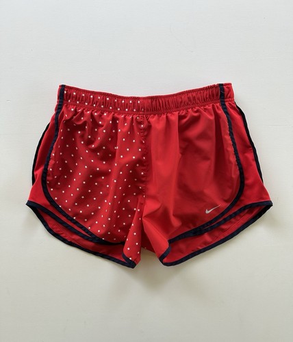 Nike Running Shorts Women’s Large Stars Red Blue Lined USA 4th Of July Athletic - 第 15/15 張圖片
