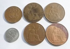 United Kingdom 1914 - 1958 penny, half penny