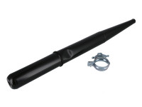 Auspuff - Enduro, Schwarz, 2.QualitäT - FüR Simson S51, S70, S53, S83 Enduro