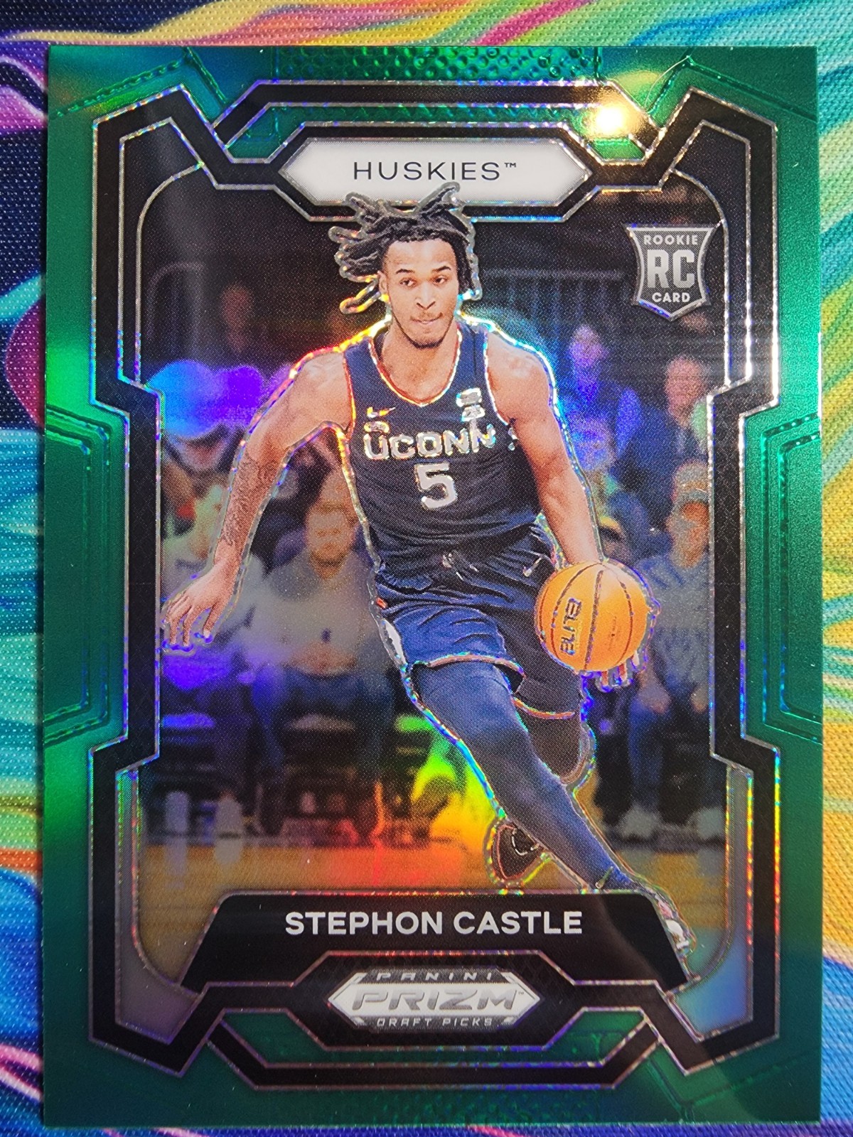 2024 Panini Prizm Draft Picks - Stephon Castle #17 Green Prizm (RC)