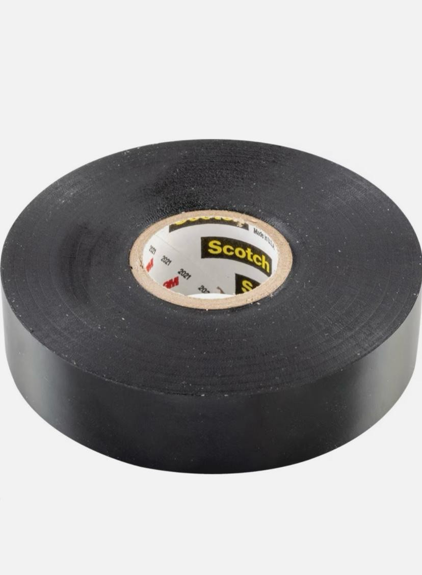 스카치 슈퍼 88 비닐 전기 테이프, 검정색, 19mm, 20m x 10개입 (상자) 2