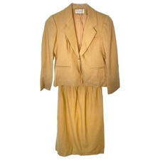 Vintage 90s Evan Picone Petites 2 Piece Skirt Suit Set Sz 4