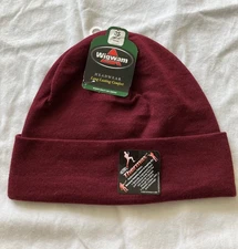 Wigwam Thermax Cap Beanie,  Polyester, One Size - F4478 Burgundy/Maroon