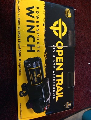 OpenTrail 6000lb Winch, 460-0133 No Wireless Remote