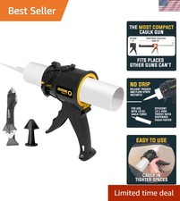 Professional No Drip Caulking Gun with Lightweight ABS Frame  Upgraded Tools