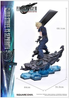 Prime 1 Studio FFVII Rebirth Cloud vs Sephiroth 1/4 Statue