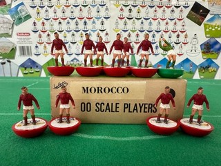 Subbuteo Heavyweight (HW) 1970 World Cup Team – MOROCCO – Named Box