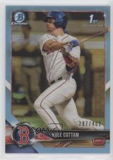 2018 Bowman Draft Chrome Sky Blue Refractor 287/402 Kole Cottam #BDC-69 gh4