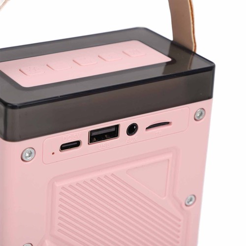 Portable Speaker With Wireless Microphone Set USB Rechargeable Amb CUT - Picture 22 of 22