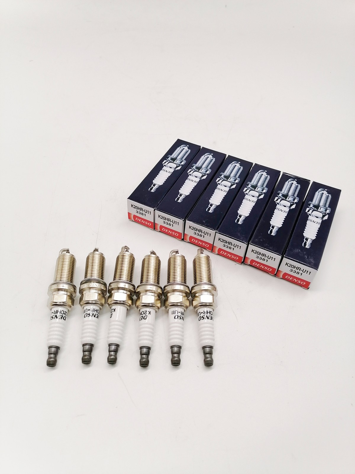 6PCS DENSO Spark Plugs 90919-01235 For TOYOTA Toyota 4RUNNER  TACOMA V6 4.0L