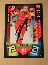 AUTOGRAMM JONATHAN TAH FUSSBALL DFB BAYER LEVERKUSEN TRADING CARD TOPPS