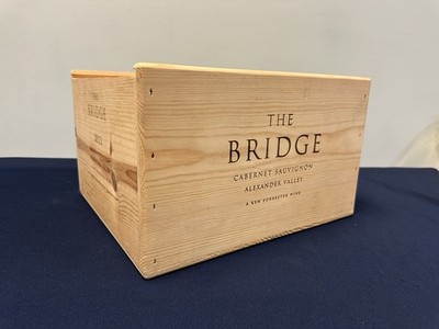 Ken Forrester The Bridge 2013  Cabernet Wine Crate Box, No Lid