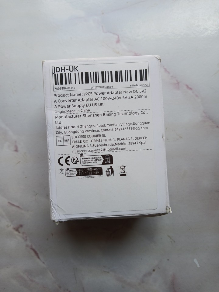 5V 2A Mains AC-DC Adaptor Charger Power Supply Plug same as model WYT ...