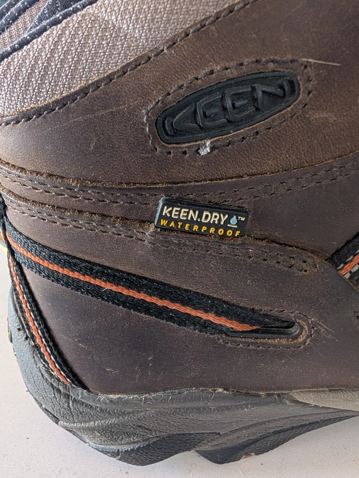 Botas de senderismo Keen Targhee II de cuero marrón con cordones al tobillo para hombre talla 11,5 Foto 4 de 4