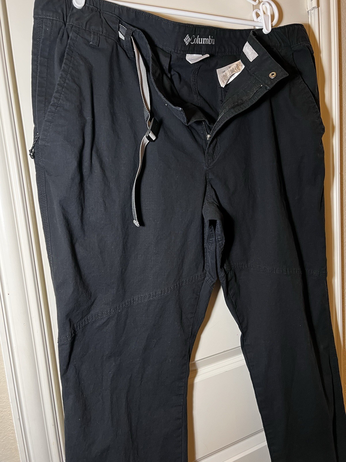 COLUMBIA Men's Black Straight Fit Utility Pants With Belt 44x32 thumbnail 12