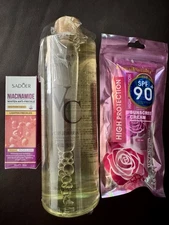 Trio VC Toner, Sadoer Anti Freckle, Sunscreen Cream