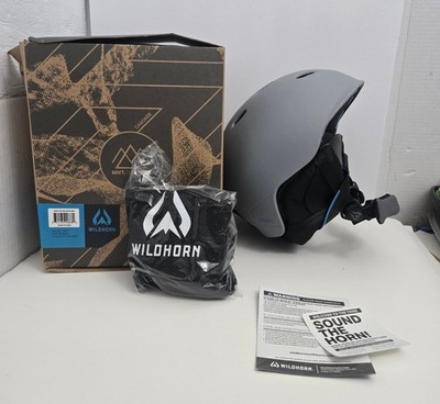 Wildhorn Drift Snowboard Helmet Stone Gray MEDIUM Ski