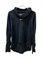 Nike Dri-FIT Running Hoodie Pullover Black Women's M BV9215-010