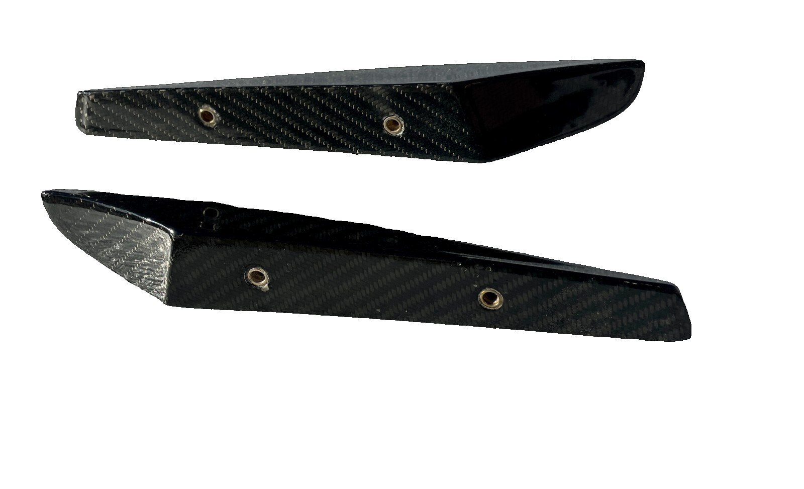 2012-2016 Bentley Continental GT GTC W12 Front Air Guides Spears CF Carbon Fiber