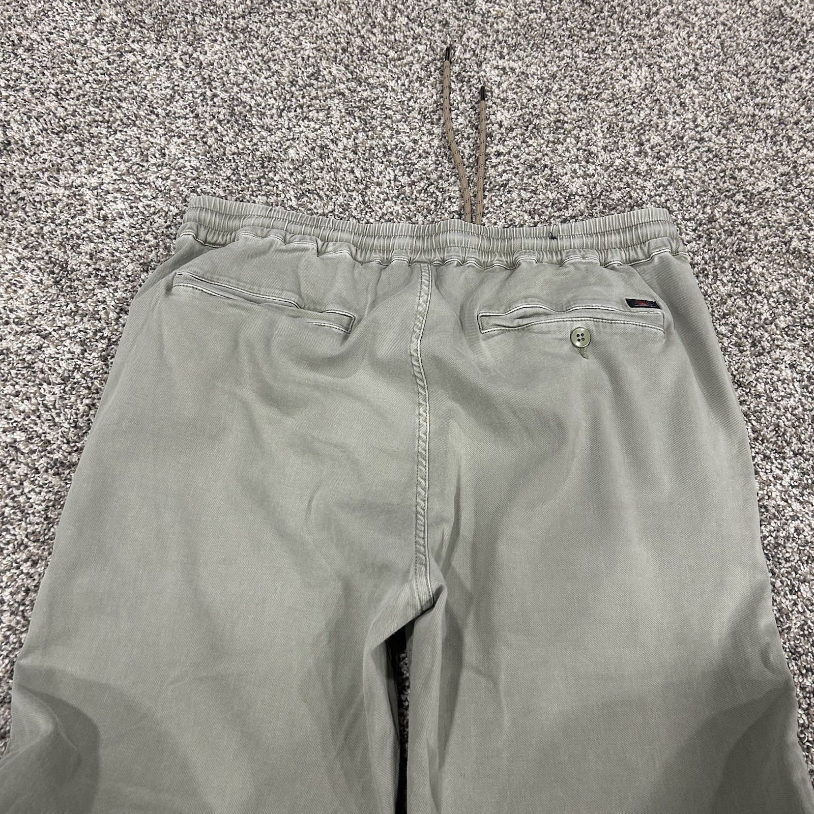 Faherty Essential Drawstring Pants Green Relaxed … - image 8