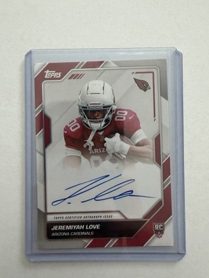 2026 Topps Now - Jeremiyah Love (RC) Flagship First Signatures On Card Auto