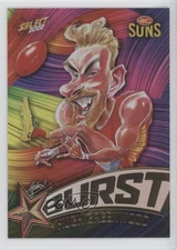 2022 Select AFL Footy Stars Starburst Caricature Paint Hugh Greenwood #SBP34
