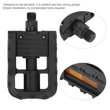 Vintage Folding Mountain Bike Pedals Nylon Non-Slip Bicycle Foot Rest Cycling Pa