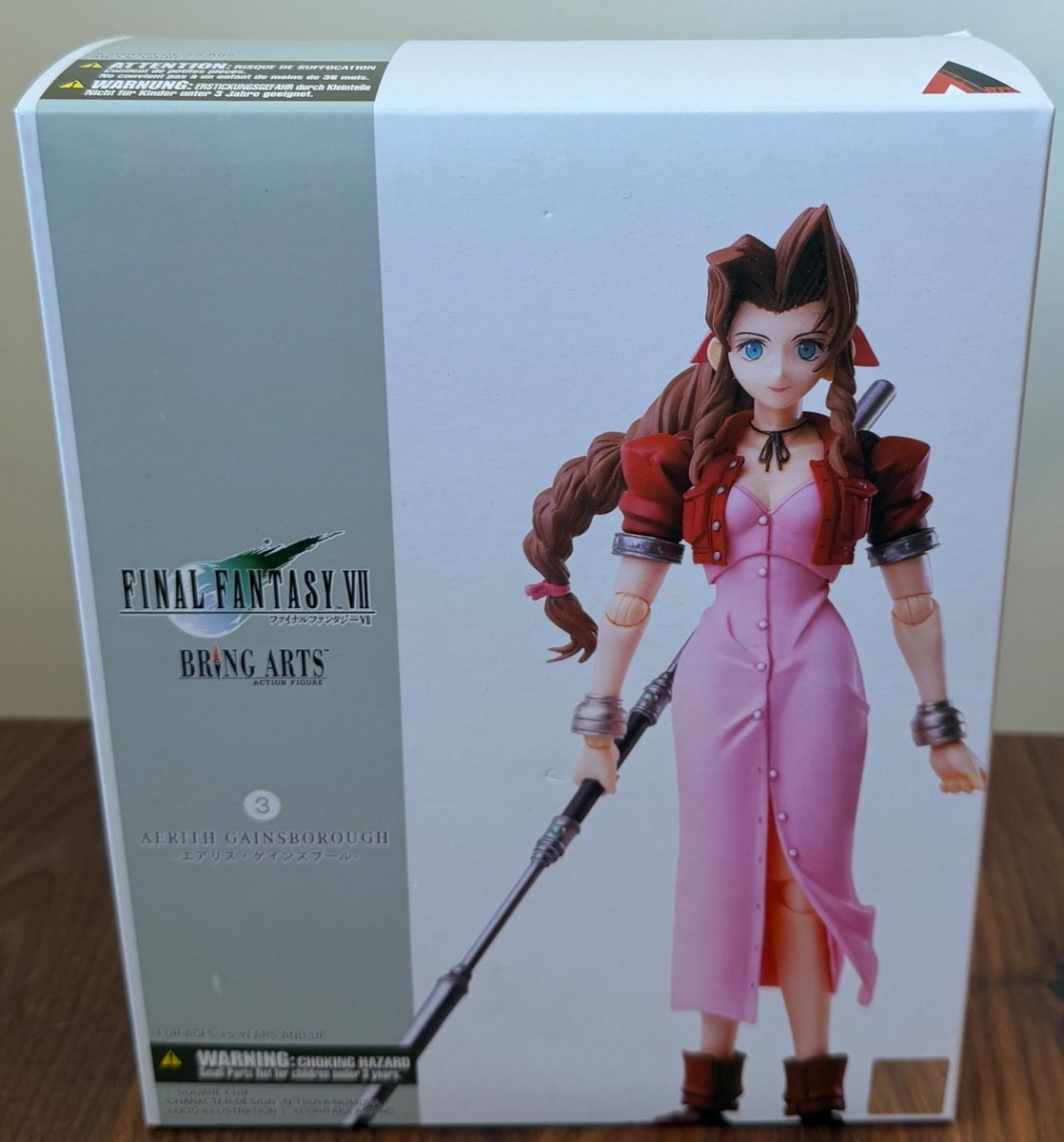 Final Fantasy VII Bring Arts: Aerith Aeris Gainsborough Japan New