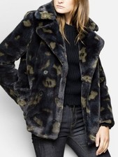 Zadig & Voltaire Miles Leo Faux Fur Leopard C...