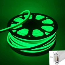 110V LED Neon Rope Light Strip Waterproof In/Outdoor Commercial Building Decor