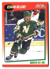 1991-92 Score Canadian English #160 Brian Bellows