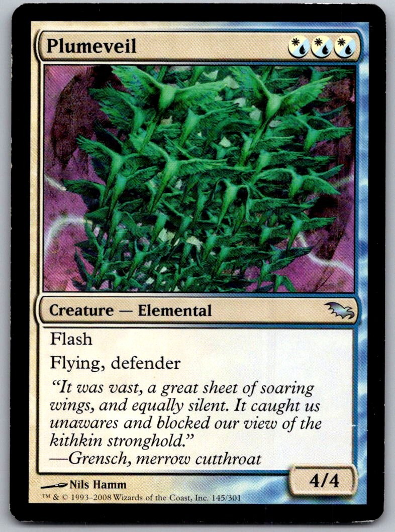 Plumeveil 145 Uncommon Shadowmoor Magic: The Gathering Near Mint