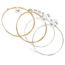 Homoyoyo 7Pcs Autoharp Replacement Strings - 40cm Autoharp String Instrument - U