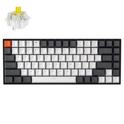 K2 75% Layout 84 Keys Hot-swappable Bluetooth Wireless/USB Wired Mechanical K...