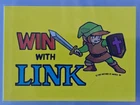 Link Nintendo Sticker No.618 1989 RAW N/A Vintage Trading Card Collectible