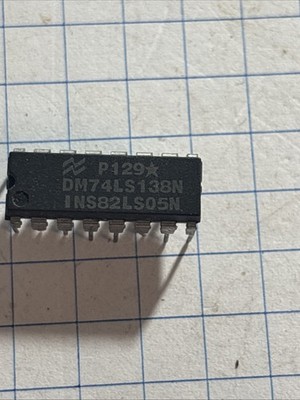 National Semiconductor DIP16 DM74LS138N 3-8 Line Decoder Vintage IC Chip @ICC