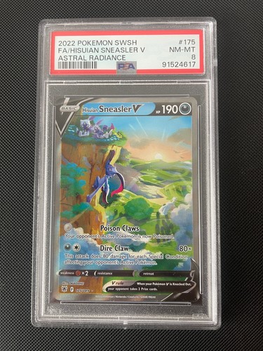 Hisuian Sneasler V graded PSA 8 for sale on eBay
