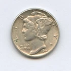 1945-P  Mercury Dime - 90% Silver - Free Shipping