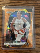 2024 Panini Prizm WNBA - A'ja Wilson #86 Orange Ice Prizm