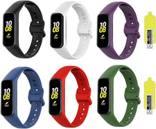 6 Pack Replacement Bands Compatible with Samsung Galaxy Fit 2 SM-R220 for Women