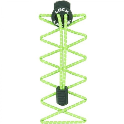 Nathan Reflective Lock Laces gecko grün