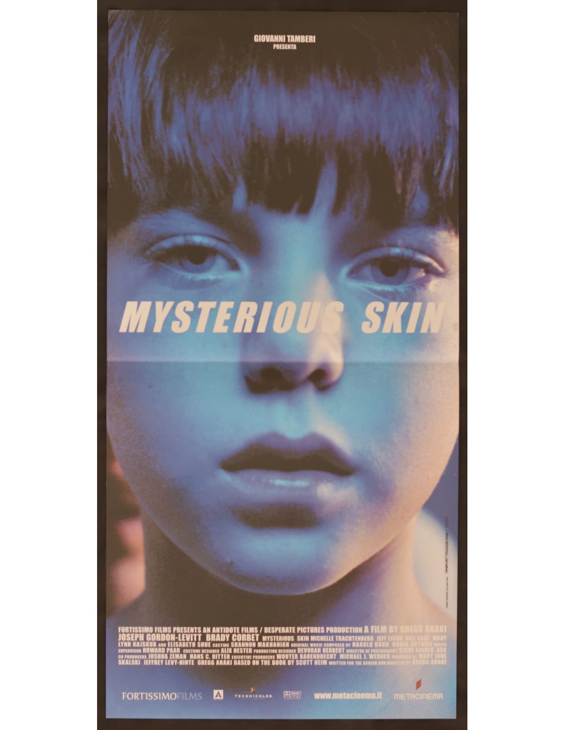 Locandina originale film Mysterious Skin (2004) - Regia di Gregg Araki
