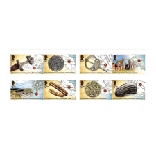 GB 2024 SC 4468-4475 VIKING BRITAIN SE-TENANT PAIRS MULTI MNH OG VF