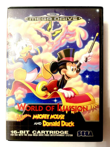 World Of Illusion Starring Mickey Mouse Donald Duck Sega Megadrive - Picture 1 of 3