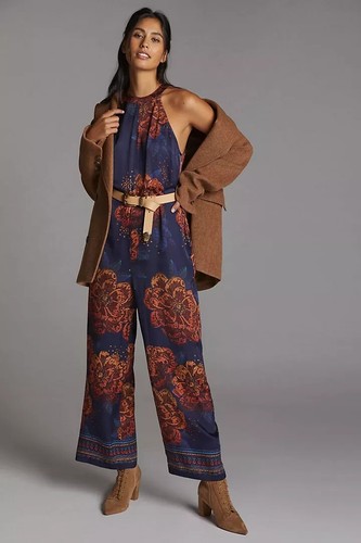 Anthropologie Farm Rio Floral Halter 