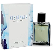 MICHAEL MALUL VISIONAIR FOR MEN - 3.4 OZ/100 ML EDP SPRAY IN BOX - NICE