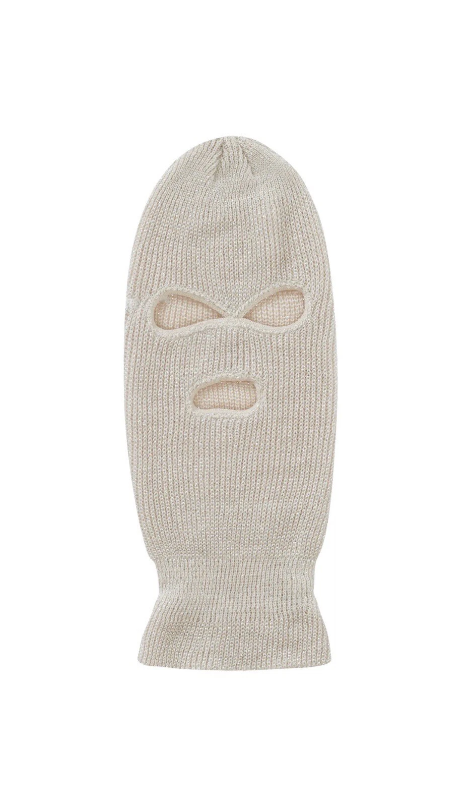 AUTHENTIC SUPREME LUREX BALACLAVA MENS NEW TAUPE FACE MASK