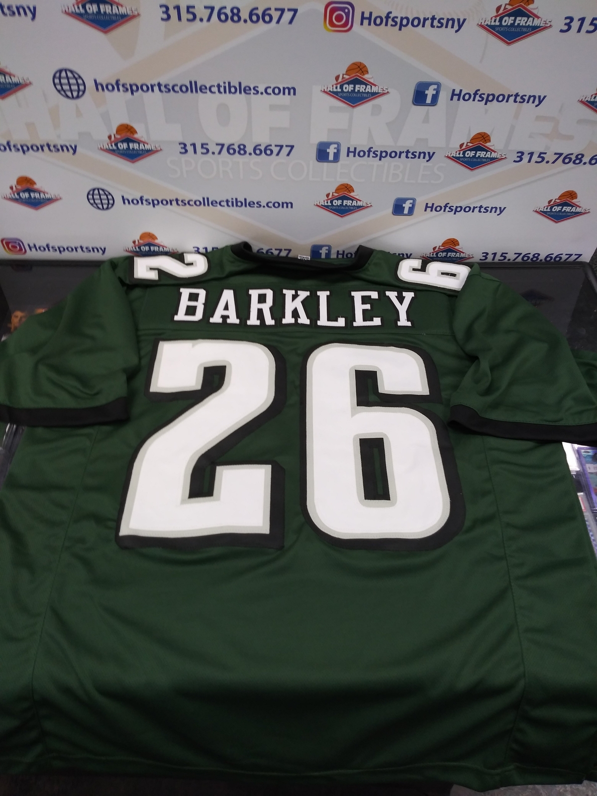 PHILADELPHIA EAGLES SAQUON BARKLEY SEWN STITCHED JERSEY XL!