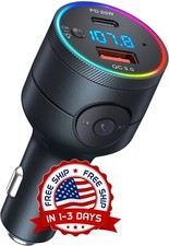 Adaptador De Auto Para Receptor Bluetooth Auxiliar Port til Para M sica Mp3 NEW.