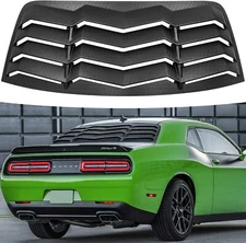 Rear Window Louver Scoop Windshield Cover for 2008-2021Dodge Challenger